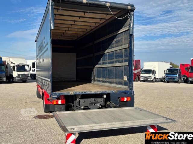 Tovorno vozilo s ravno platformo in ponjavo  Atego 1223L EDSCHA Curtainsider