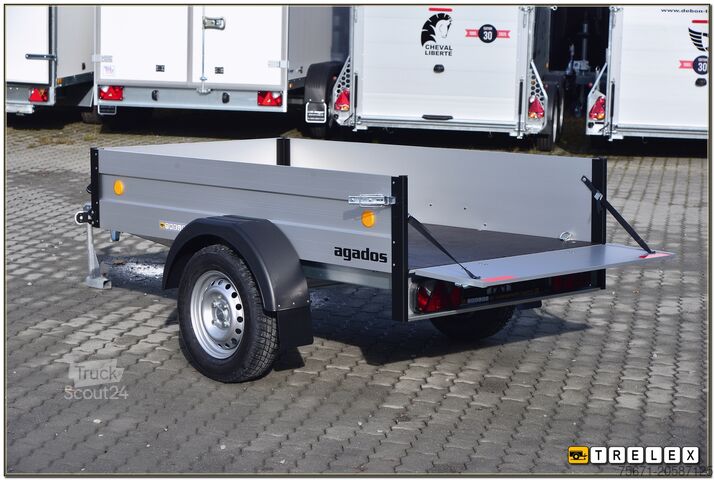 Rimorchio per auto Agados Alux 3 ohne / mit Reling