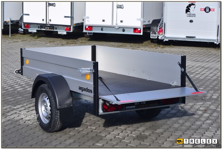Rimorchio per auto Agados Alux 3 ohne / mit Reling