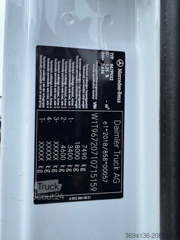 Benne tri-benne MERCEDES-BENZ 818 K Meiller 3.S.Kipper