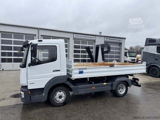 Benne tri-benne MERCEDES-BENZ 818K Meiller 3.S.Kipper