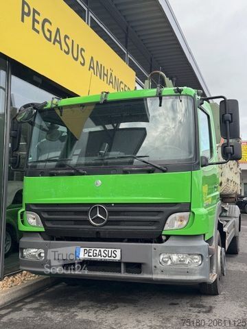 Ruloninė konteinerinė savivartis MERCEDES-BENZ Atego 1222L Palfinger Abrollcontainer Hakenlift