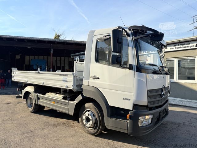 Trojstranný sklápač dodávka MERCEDES-BENZ Atego 818 K Kipper-Meiller3-Seiten/2XAHK/1600km
