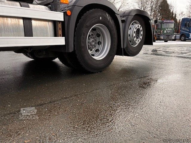 Haakarm vrachtwagen MERCEDES-BENZ Arocs 2643 Mit Meiller Abrollkipper Top