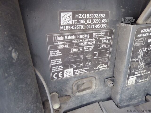 رافعة شوكية أمامية Linde H25D-02