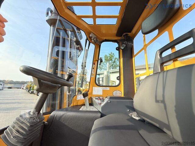 Dört yönlü forklift Combilift C4000 DUPLEX 4500 SIDE SHIFT FULL CABIN
