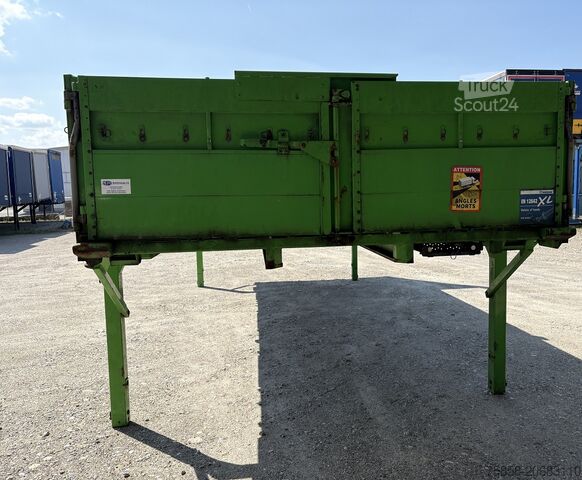 Платформа зі змінною надбудовоюЗмінний кузов із платформоюВагон-платформа зі змінною надбудовоюЗмінн Krone Baustoff 7,45 Multilockrahmen Türen