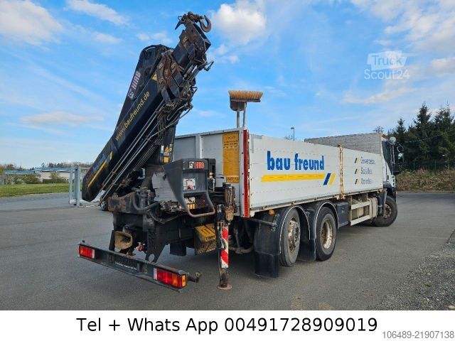 Lastbil med flak IVECO AT 260S42Y 7PS Kran+FUNK Hiab 166 E-4H EEV
