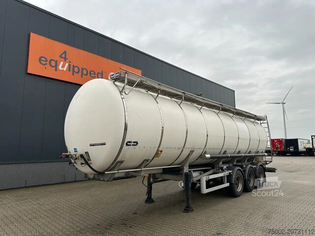 Cisterna s potravinami Van Hool LEBENSMITTEL / 39.000L / 3-KAMMER / INOX / NL-A...