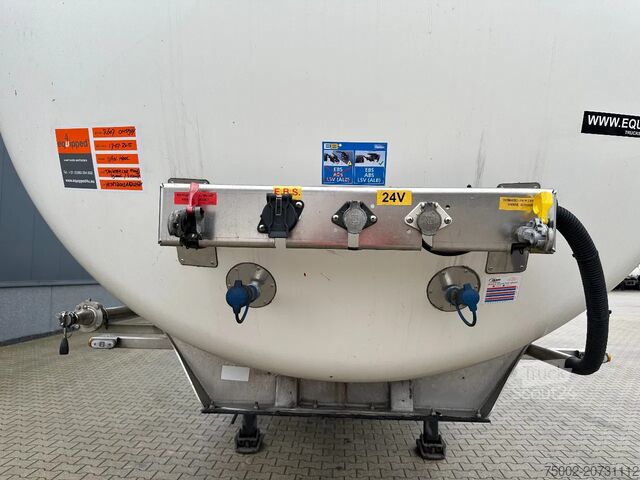 Cisterna s potravinami Van Hool LEBENSMITTEL / 39.000L / 3-KAMMER / INOX / NL-A...