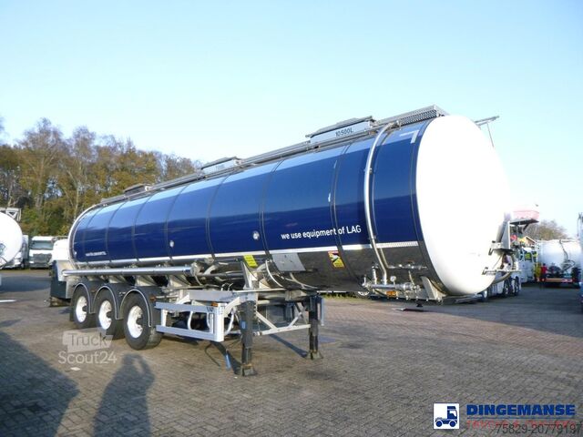 Réservoir L.A.G. Food tank inox 32 m3 / 3 comp + pump, steaming ...