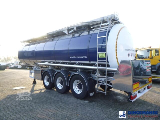 Réservoir L.A.G. Food tank inox 32 m3 / 3 comp + pump, steaming ...