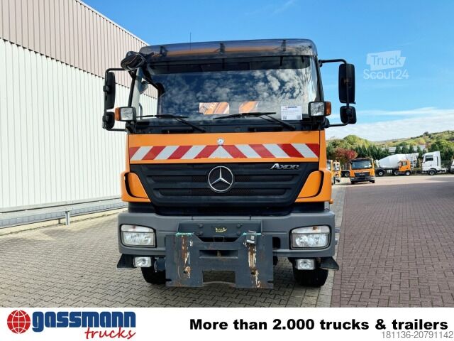 Camião basculante Mercedes-Benz Axor 1833 AK 4x4, Winterdienstausstattung, Kran