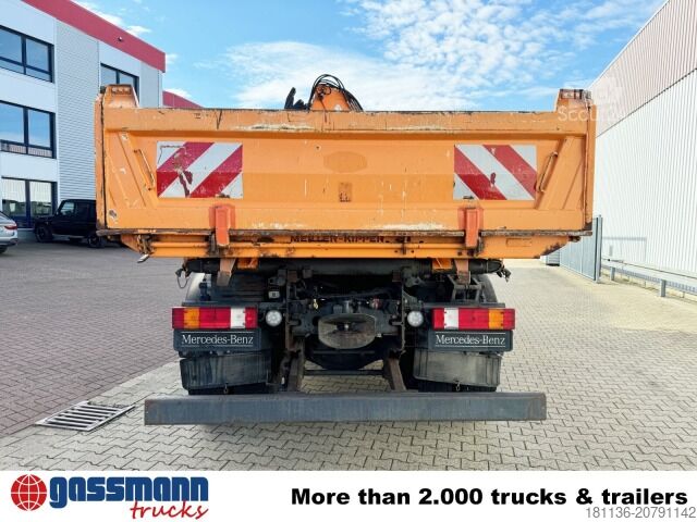 Camião basculante Mercedes-Benz Axor 1833 AK 4x4, Winterdienstausstattung, Kran