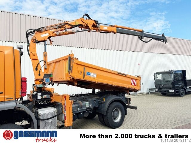 Camião basculante Mercedes-Benz Axor 1833 AK 4x4, Winterdienstausstattung, Kran