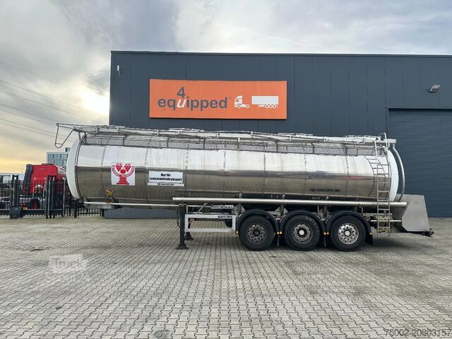 Food tanker Feldbinder LEBENSMITTEL / LEVENSMIDDELEN FOOD / 33.500L / ...