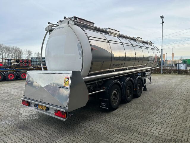 Food tanker Feldbinder LEBENSMITTEL / LEVENSMIDDELEN FOOD / 33.500L / ...