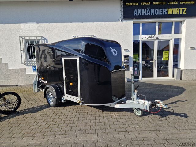 Motorcykel släp Debon Cargo 1300 aerodynamisch Seitentür Neu
