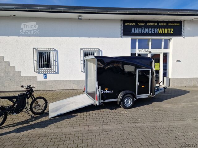 Motorcykel släp Debon Cargo 1300 aerodynamisch Seitentür Neu