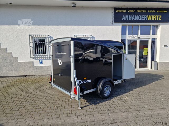 Motorcykel släp Debon Cargo 1300 aerodynamisch Seitentür Neu