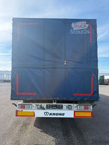 Отворено полуремарке с брезент KRONE SD Plane Liftachse, Box, Edscha, Hubdach,Rungen