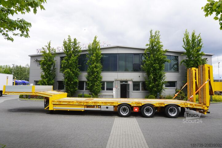 Alçak platform AMC CASTERA S/R 38T semi-trailer / steering