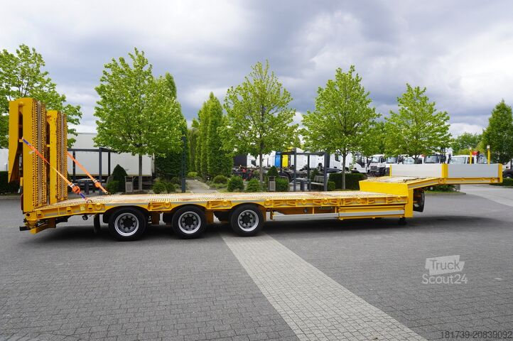 Alçak platform AMC CASTERA S/R 38T semi-trailer / steering