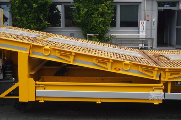 Alçak platform AMC CASTERA S/R 38T semi-trailer / steering