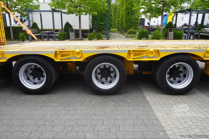 Alçak platform AMC CASTERA S/R 38T semi-trailer / steering