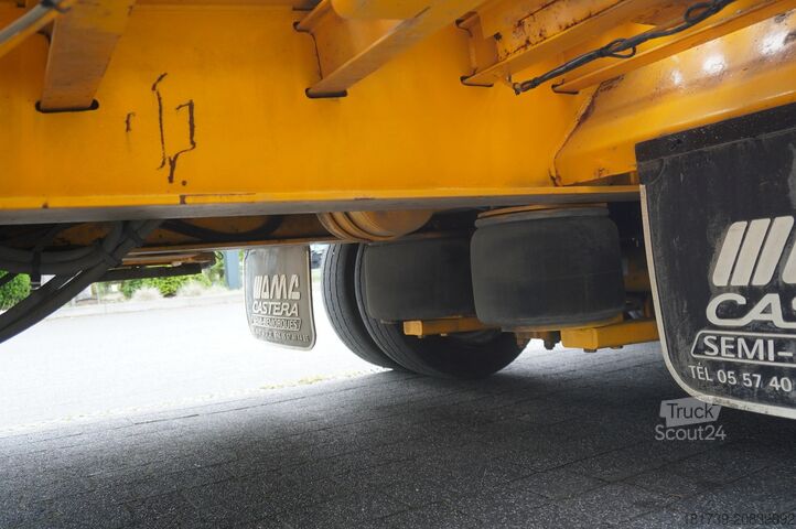 Alçak platform AMC CASTERA S/R 38T semi-trailer / steering
