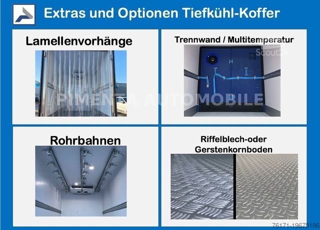 Koelwagen met geïsoleerde laadbak VOLKSWAGEN Crafter 50 TK KOFFER -20° LBW NAVI KLIMA TEMPO