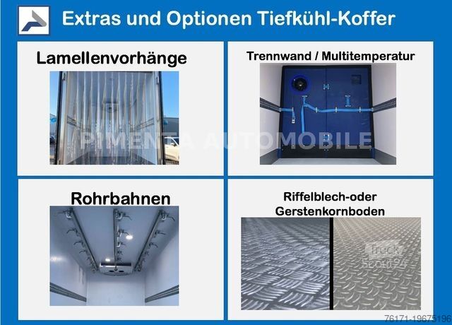 Koelwagen met geïsoleerde laadbak VOLKSWAGEN Crafter 50 TK KOFFER -20° 4,10m NAVI KLIMA TEMPO