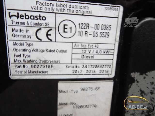 Touringcar MERCEDES-BENZ Sprinter 519 CDI Busprestige V6, 21 Sitze, Euro6