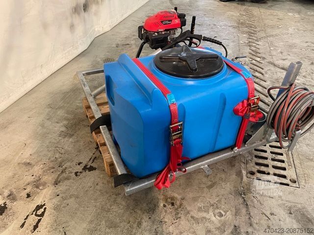 Semi-remorque à plancher roulant  mobile Wascheinrichtung (z.B. Walking Floor)