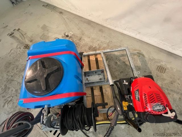 Semi-remorque à plancher roulant  mobile Wascheinrichtung (z.B. Walking Floor)