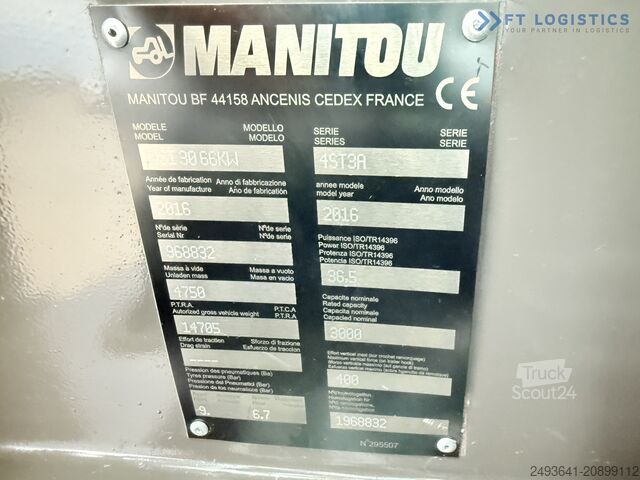 Geländestapler Manitou MSI30 / DIESEL / DUPLEX 3350 / CABIN