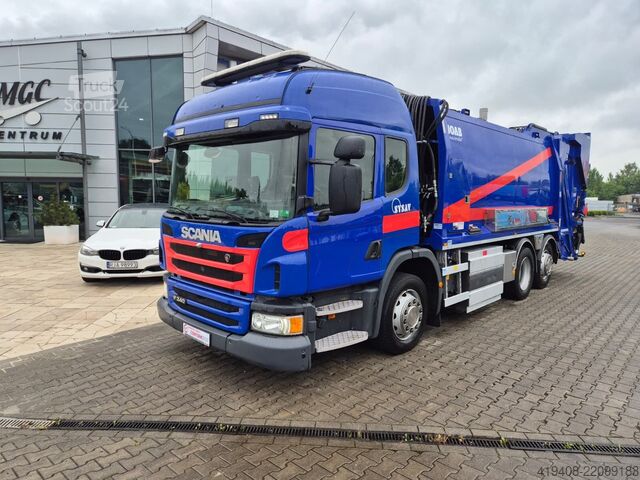 Машина для збору сміття Scania P340 LB 6X2*4 / JOAB ANACONDA TWIN