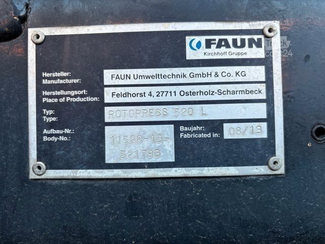 Müllwagen MERCEDES-BENZ Econic 2633L/ Faun Rotopress 520/ Zoeller 2301