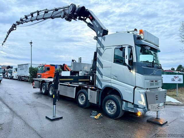 Φορτηγό γερανού Volvo FH 500 8x2 UNIT WAGEN + CRANE HIAB X-HIPRO 638 ...