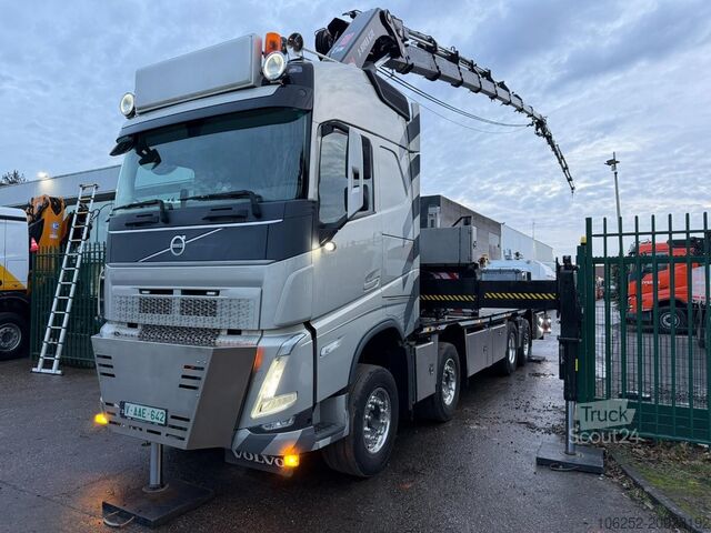 Φορτηγό γερανού Volvo FH 500 8x2 UNIT WAGEN + CRANE HIAB X-HIPRO 638 ...
