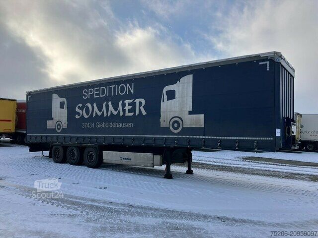 Brandalı açık yarı römork Krone Profi Liner SDP 27 eLB4-CS