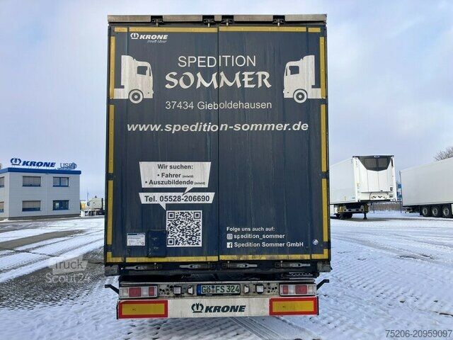 Brandalı açık yarı römork Krone Profi Liner SDP 27 eLB4-CS