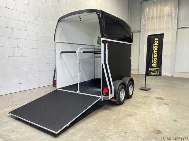 Remorque de transport de chevaux Böckmann Duo Esprit silv+bl SK Pferdeanhänger