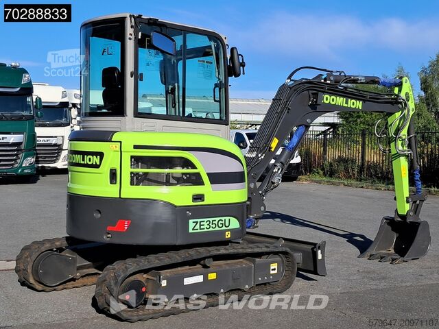 Mini ekskavatör Zoomlion ZE35 GU GARANTIE- KLIMAANLAGE– CE-ZERTIFIZIERT