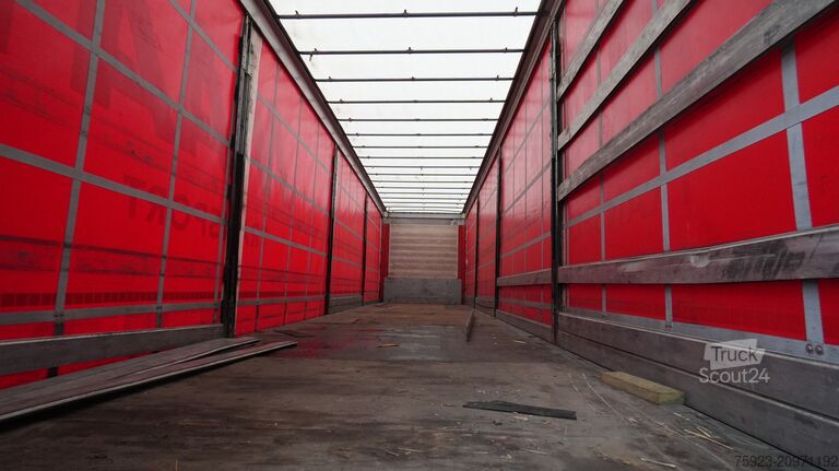 Kayar brandalar Schmitz Cargobull 3 AXLE CURTAINSIDE TRAILER LIFTING ROOF
