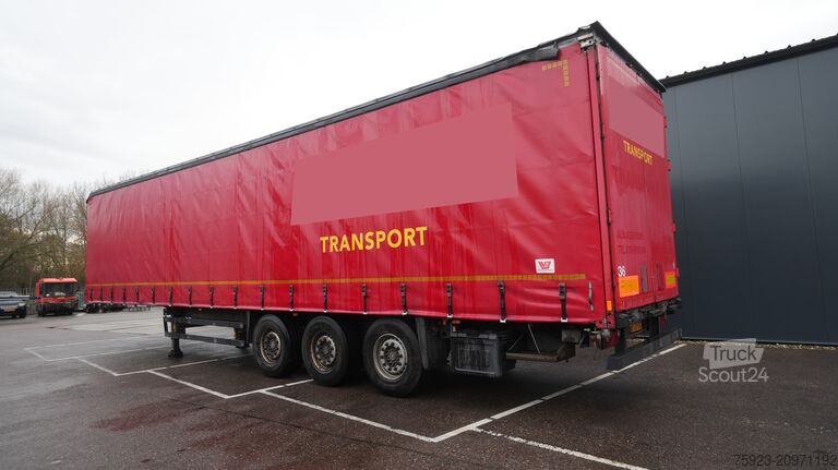 Kayar brandalar Schmitz Cargobull 3 AXLE CURTAINSIDE TRAILER LIFTING ROOF