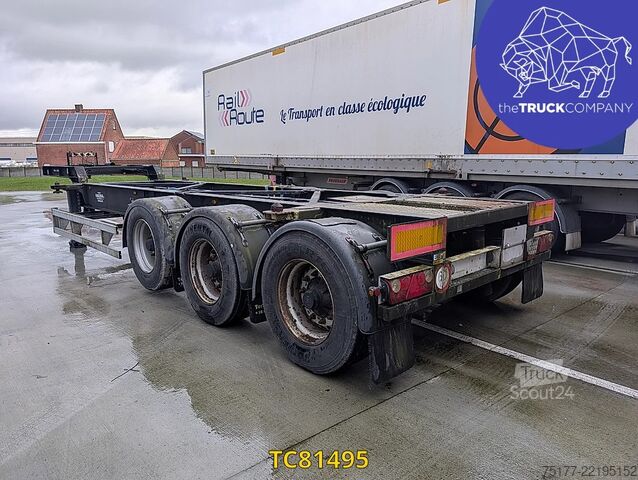 Containervervoer Turbos Hoet Tank chassis Gooseneck