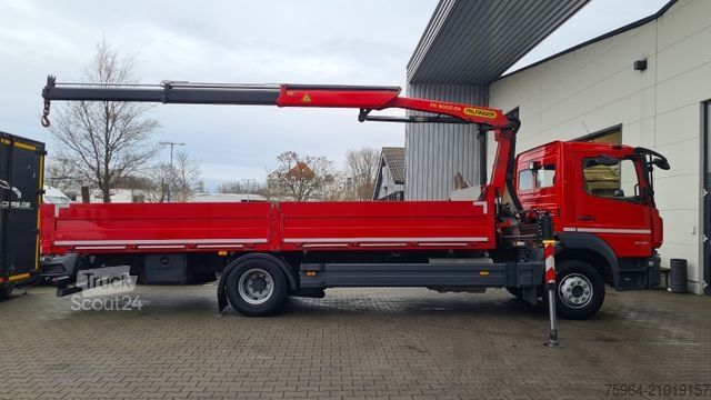 Бортовой грузовик MERCEDES-BENZ Atego 1527 - Pritsche + Palfinger Kran mit FB