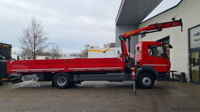 Бортовой грузовик MERCEDES-BENZ Atego 1527 - Pritsche + Palfinger Kran mit FB
