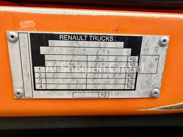 Príves na plošinu Renault Lander 430 6x2/Hiab 144 B-3 Mit Funk/Eu5/Komple...